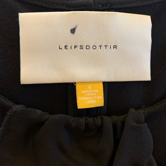 Anthro Leifsdottir Ruffle Bib Jersey Knit Dress - Picture 4 of 4